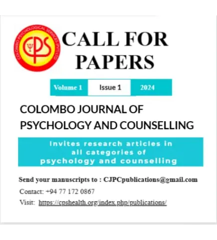 Colombo Journal of Psychology Cover